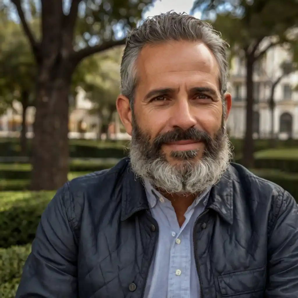Retrato de Pedro Gómez, cliente satisfecho